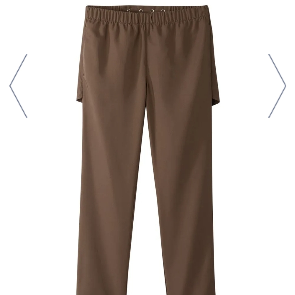 Silverts Men's open back Gaberdine pant